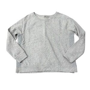 Lou & Grey Gray Long Sleeve Sweatshirt Size L